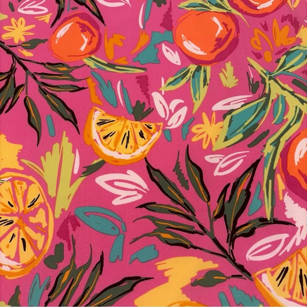 Pappagallo Pink Dress with Colorful Print - Picture 3 of 11
